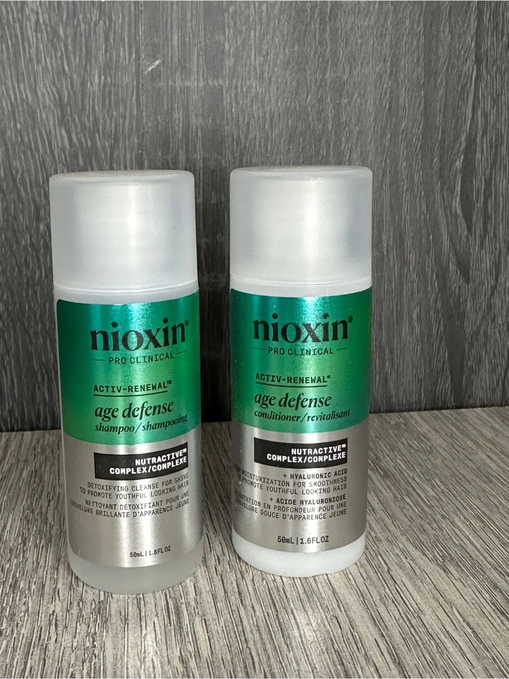 Nioxin Age Defense Travel Size  Shampoo & Conditioner